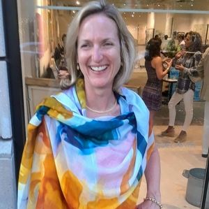 Lady Barbara Pinson Artist scarf